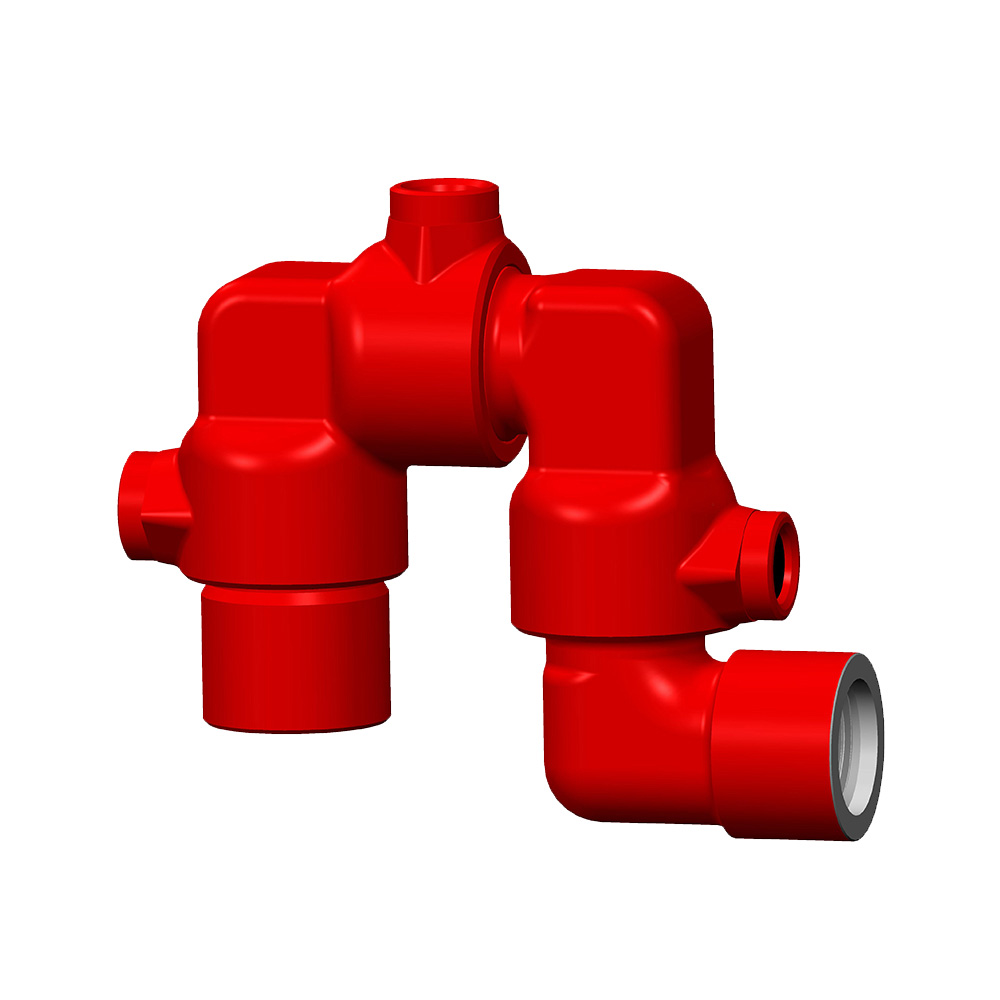 Sambungan Putar Radius Pendek Gaya 80