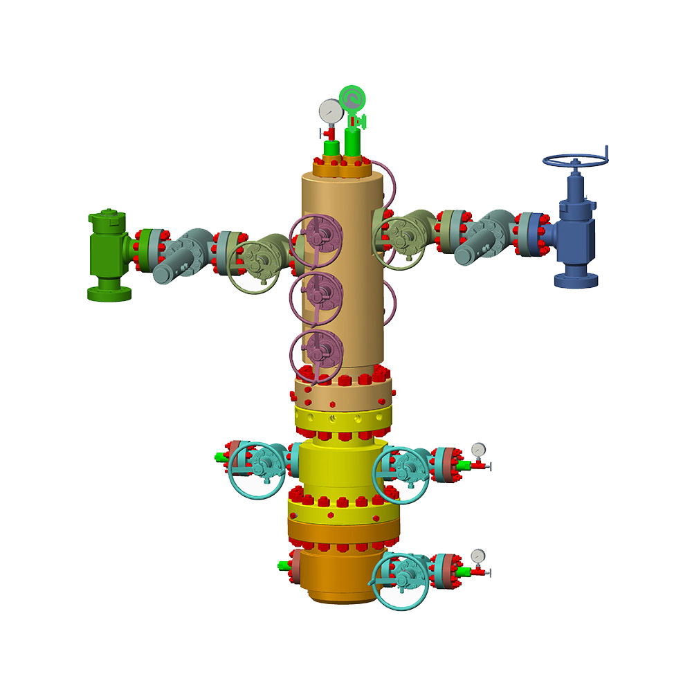 Pohon Natal untuk tabung ganda